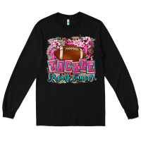 Black tackle breast cancer Long Sleeve Tee - AdoDesignShop