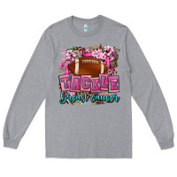 Heather Grey tackle breast cancer Long Sleeve Tee - AdoDesignShop