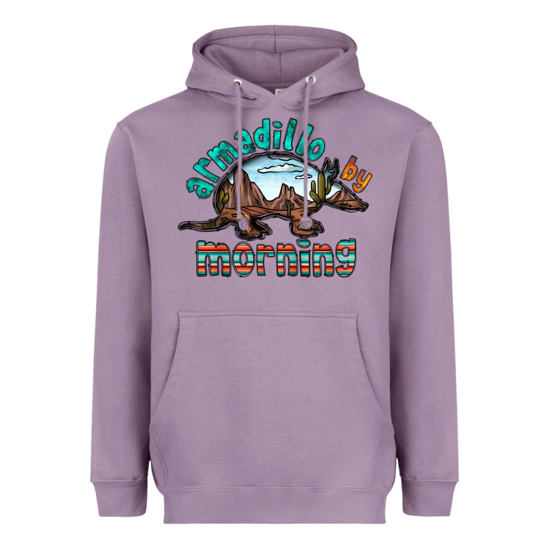 Armadillo By Morning Heavyweight Hoodie by RacoonDesign | Teevron