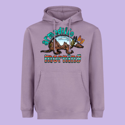 Armadillo By Morning Heavyweight Hoodie Designed By Racoondesign