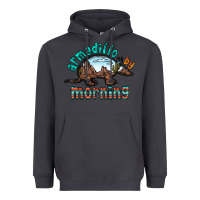 Smoke armadillo by morning Heavyweight Hoodie - RacoonDesign