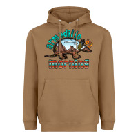 Toasted Coconut armadillo by morning Heavyweight Hoodie - RacoonDesign