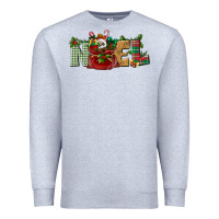 Heather Grey noel Premium Sweatshirt - BundleAndBundleShop