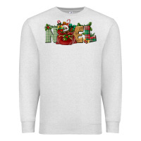 Oatmeal Heather noel Premium Sweatshirt - BundleAndBundleShop