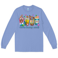 Colony Blue some bunny needs easter coffee cups Long Sleeve Tee - texasbilliewilder