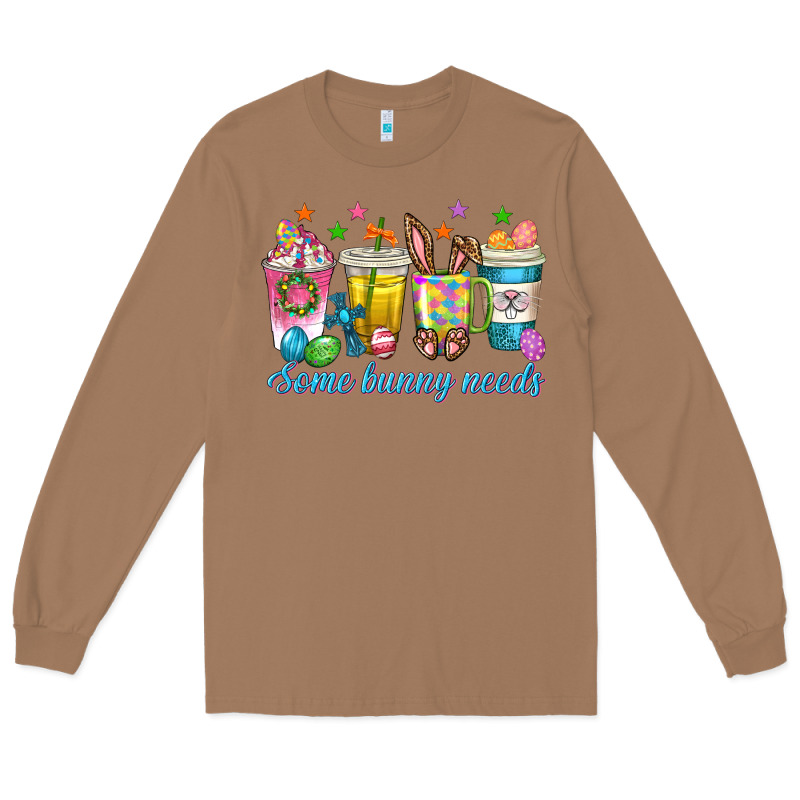 Some Bunny Needs Easter Coffee Cups Long Sleeve Tee by texasbilliewilder | Teevron