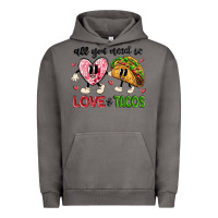 Pigment Tornado all you need is love and tacos Urban Hoodie - MaliasSmallBusiness