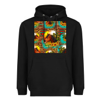 Black desert horse seamless patern Heavyweight Hoodie - HRA Design Shop