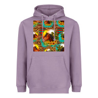 Lavender desert horse seamless patern Heavyweight Hoodie - HRA Design Shop