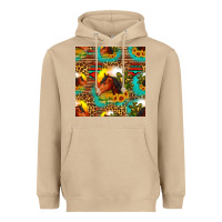 Mushroom desert horse seamless patern Heavyweight Hoodie - HRA Design Shop