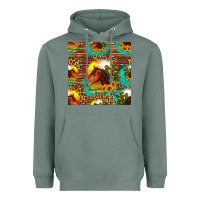 Sage desert horse seamless patern Heavyweight Hoodie - HRA Design Shop