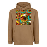 Toasted Coconut desert horse seamless patern Heavyweight Hoodie - HRA Design Shop