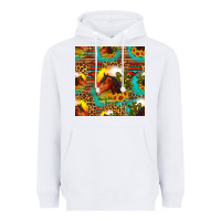 White desert horse seamless patern Heavyweight Hoodie - HRA Design Shop