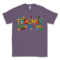 Lavender teacher teach love inspire tbw Classic Tee - texasbilliewilder