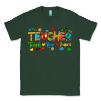 Sports Green teacher teach love inspire tbw Classic Tee - texasbilliewilder