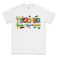 White teacher teach love inspire tbw Classic Tee - texasbilliewilder