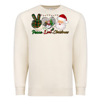 Sandshell peace love christmas Premium Sweatshirt - BundleAndBundleShop