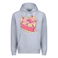 Heather Grey 100 percent that bitch Premium Hoodie - MaliasSmallBusiness