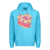 Ocean Blue 100 percent that bitch Premium Hoodie - MaliasSmallBusiness