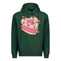 Sports Green 100 percent that bitch Premium Hoodie - MaliasSmallBusiness