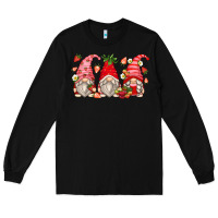 Black strawberry gnomes Long Sleeve Tee - Zillion Design Studio