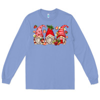 Colony Blue strawberry gnomes Long Sleeve Tee - Zillion Design Studio