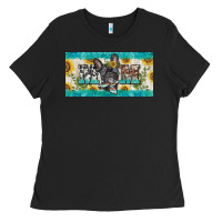 Black french bulldog mom license plate template Ladies Tee - BarkalooDesign