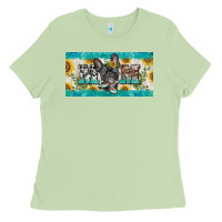 Matcha french bulldog mom license plate template Ladies Tee - BarkalooDesign