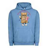 Pigment Pebble Blue out here lookin like a snack Urban Hoodie - MaliasSmallBusiness