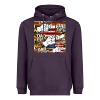 Plum dad life fist bump seamless pattern Heavyweight Hoodie - HRA Design Shop