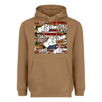 Toasted Coconut dad life fist bump seamless pattern Heavyweight Hoodie - HRA Design Shop