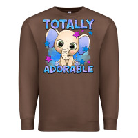 Chestnut totally adorable elephant boy Premium Sweatshirt - AdoDesignShop