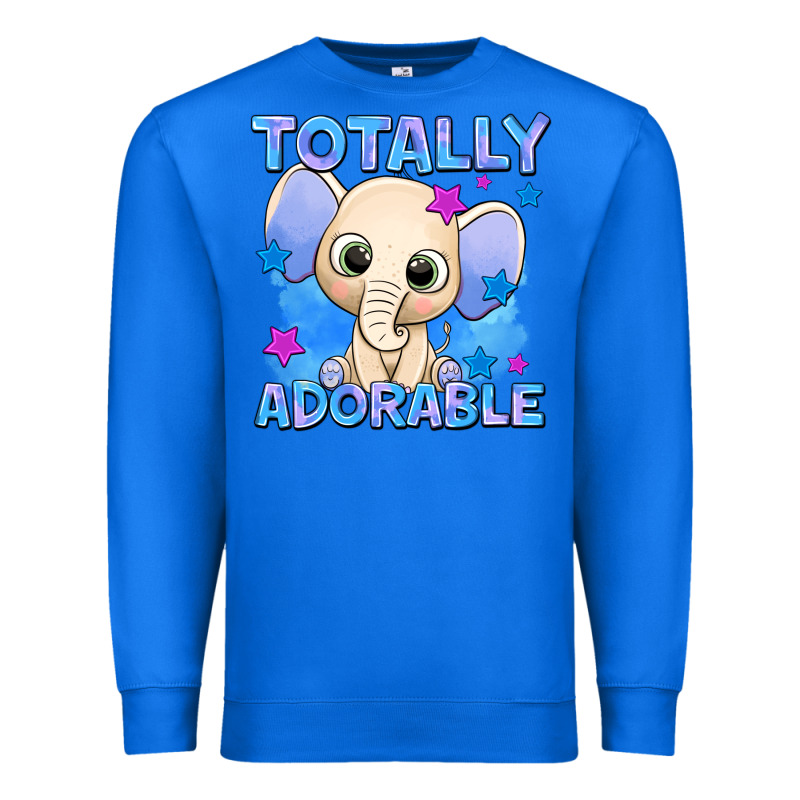 Totally Adorable Elephant Boy Premium Sweatshirt by AdoDesignShop | Teevron