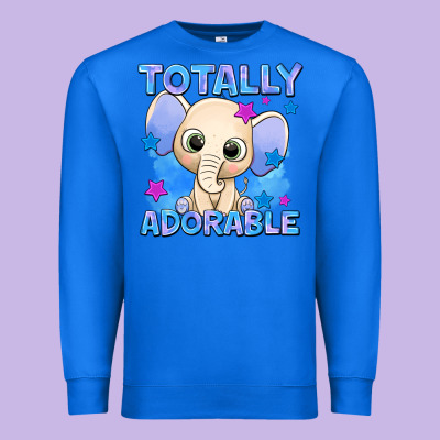 Totally Adorable Elephant Boy Premium Sweatshirt Designed By Adodesignshop