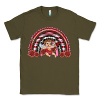 Army Green valentine's day cupid rainbow Classic Tee - RanaPortraitStore