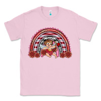 Bubblegum Pink valentine's day cupid rainbow Classic Tee - RanaPortraitStore