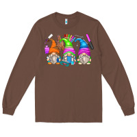 Chestnut nail tech gnomes Long Sleeve Tee - Zillion Design Studio