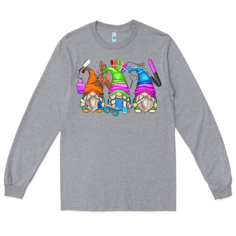 Nail Tech Gnomes Long Sleeve Tee by Zillion Design Studio | Teevron