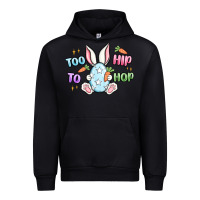 Black too hip to hop easter Urban Hoodie - MaliasSmallBusiness