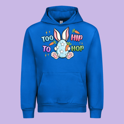 Too Hip To Hop Easter Urban Hoodie Designed By Maliassmallbusiness