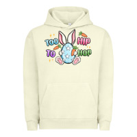 Pigment Pistachio too hip to hop easter Urban Hoodie - MaliasSmallBusiness