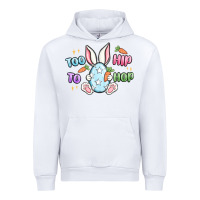 White too hip to hop easter Urban Hoodie - MaliasSmallBusiness