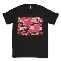 Black pink camouflage background Classic Tee - BarkalooDesign