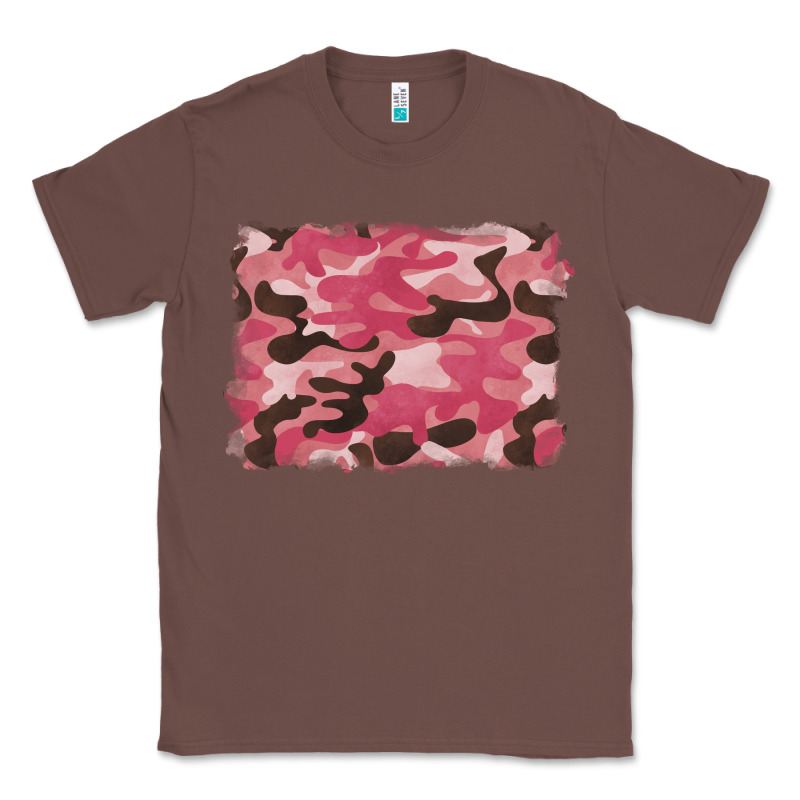 Pink Camouflage Background Classic Tee by BarkalooDesign | Teevron