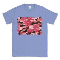 Colony Blue pink camouflage background Classic Tee - BarkalooDesign