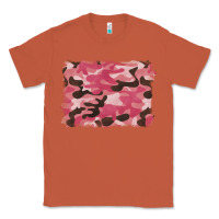 Copper pink camouflage background Classic Tee - BarkalooDesign