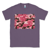 Lavender pink camouflage background Classic Tee - BarkalooDesign