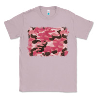Lilac pink camouflage background Classic Tee - BarkalooDesign