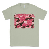Matcha pink camouflage background Classic Tee - BarkalooDesign