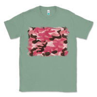 Sage pink camouflage background Classic Tee - BarkalooDesign